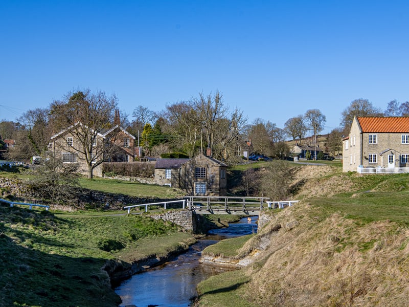 Hutton-le-Hole, near Pickering, in North Yorkshire, is a small village which is big on charm. Pretty cottages are dotted around a babbling brook, with sheep grazing on its banks, and it's set within the natural majesty of the North York Moors National Park. One of its biggest attractions is the Ryedale Folk Museum, an open-air museum transporting visitors back in time to learn more about the area's rich history. The average house price in Hutton-le-Hole is £345,000, according to Rightmove.