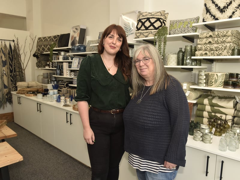 Heather Walters-Pierce and Pauline Pierce were delighted to have the store back open.