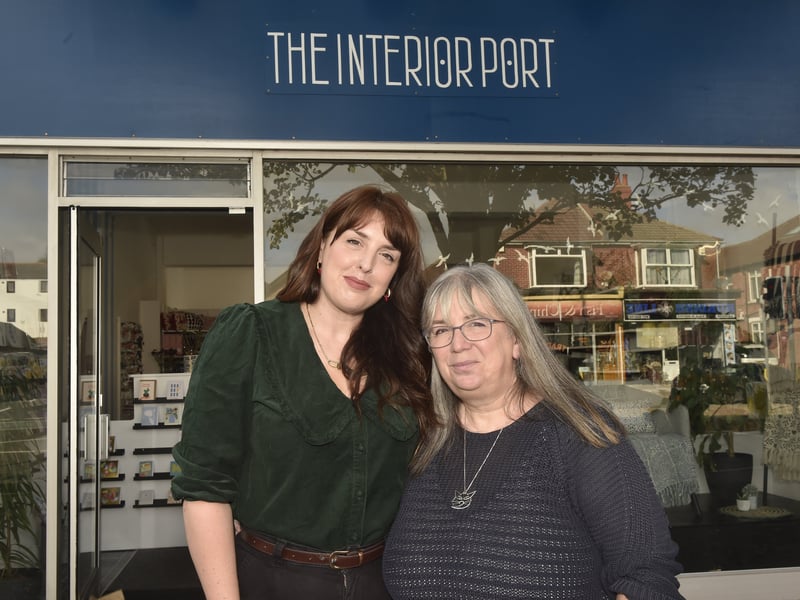 Owners of The Interior Port: Heather Walters-Pierce and Pauline Pierce.
Picture: Sarah Standing (190925-9597)