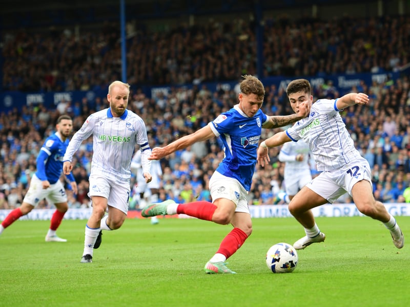 Match action from Pompey's 2-0 defeat to Sheffield Wednesday.