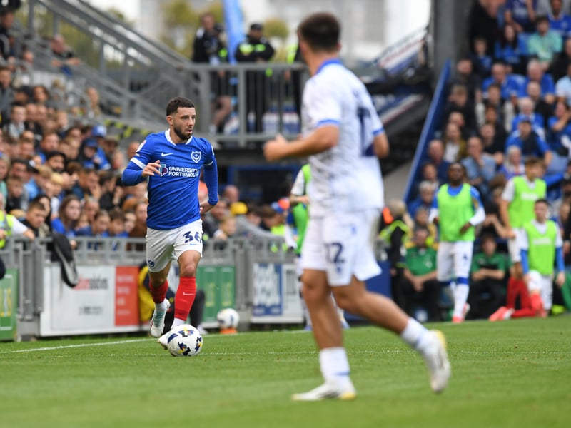 Match action from Pompey's 2-0 defeat to Sheffield Wednesday.