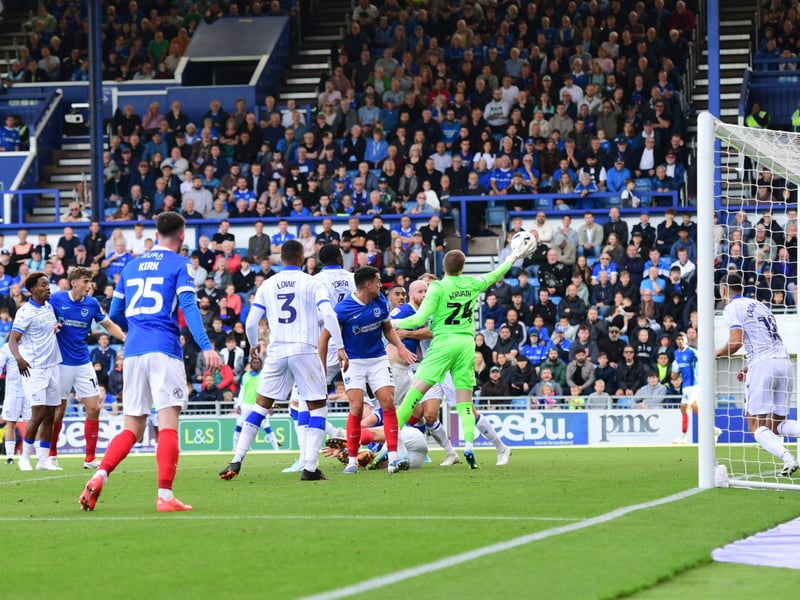 Match action from Pompey's 2-0 defeat to Sheffield Wednesday.