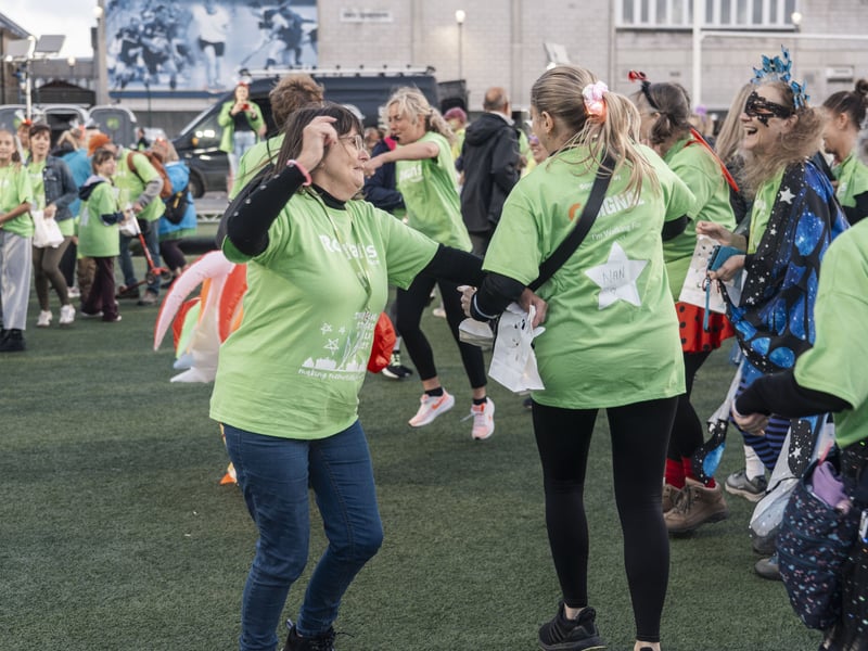 Adults and children had the opportunity to see the Spinnaker Tower and HMS Warrior by night whilst remembering a loved one and supporting the Rowans Hospice.
