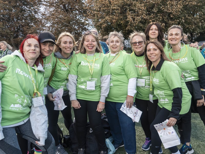 Fundraisers walked either four or eight miles on Saturday, September 20.