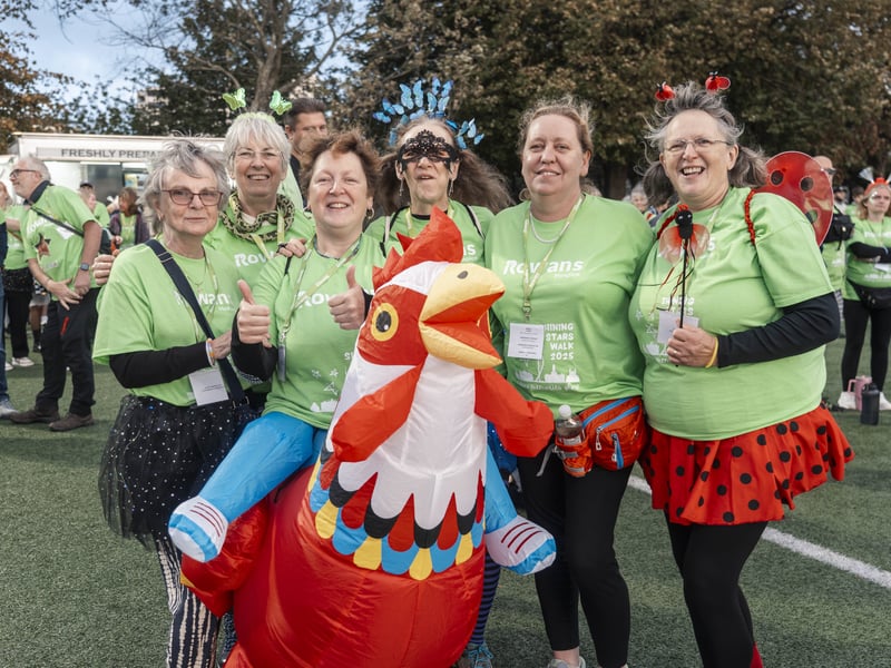 Fundraisers walked either four or eight miles on Saturday, September 20.
