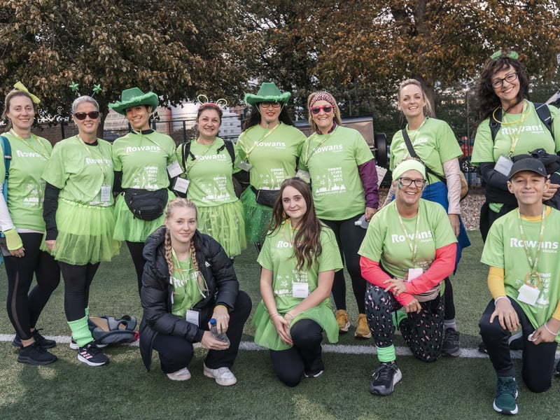 Fundraisers walked either four or eight miles on Saturday, September 21.
