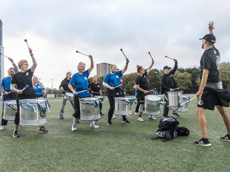 Drummers at the Shining Stars Walk