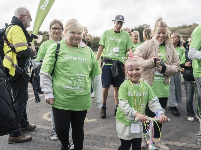 Adults and children had the opportunity to see the Spinnaker Tower and HMS Warrior by night whilst remembering a loved one and supporting the Rowans Hospice.
