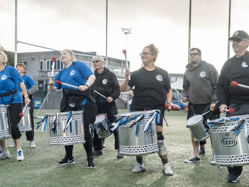 Drummers at the Shining Stars Walk