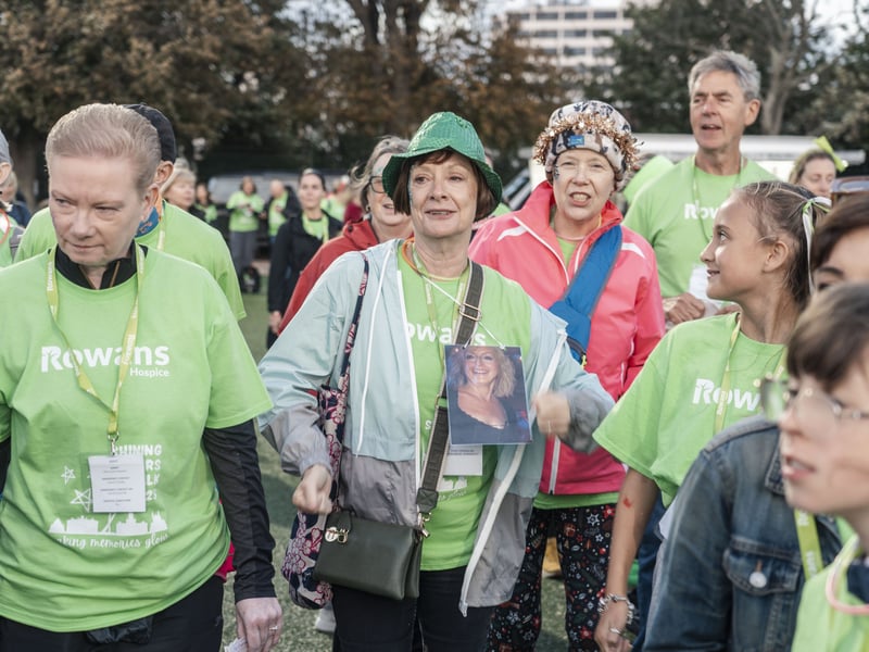 There were emotional and inspirational scenes as people walked in memory of their loved ones.