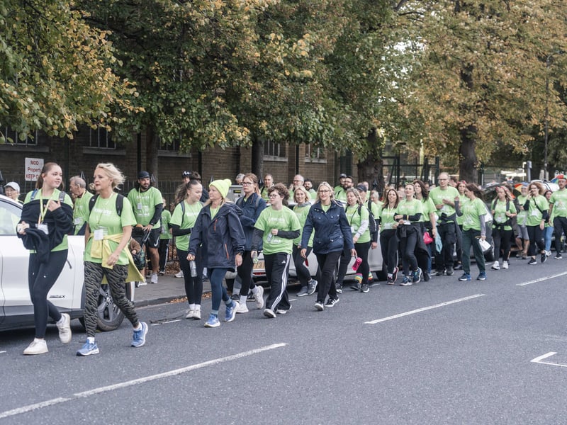 Fundraisers walked either four or eight miles on Saturday, September 20.
