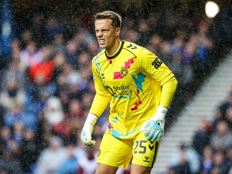 6/10 Good early save to stop Watson's shot. Didn't have a lot to do otherwise and now holds his own record for four clean sheets in his first four Hearts appearances.