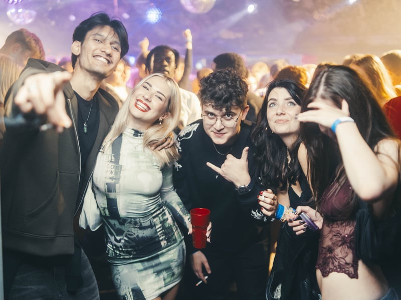 Freshers enjoying their first week in Portsmouth at The Astoria on Saturday, September 20.