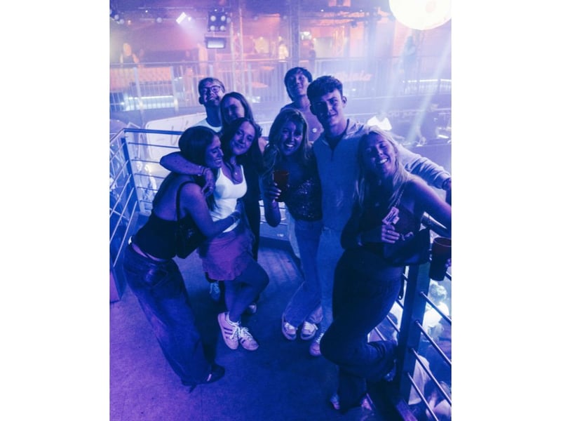 Revellers enjoying a Freshers night at The Astoria.