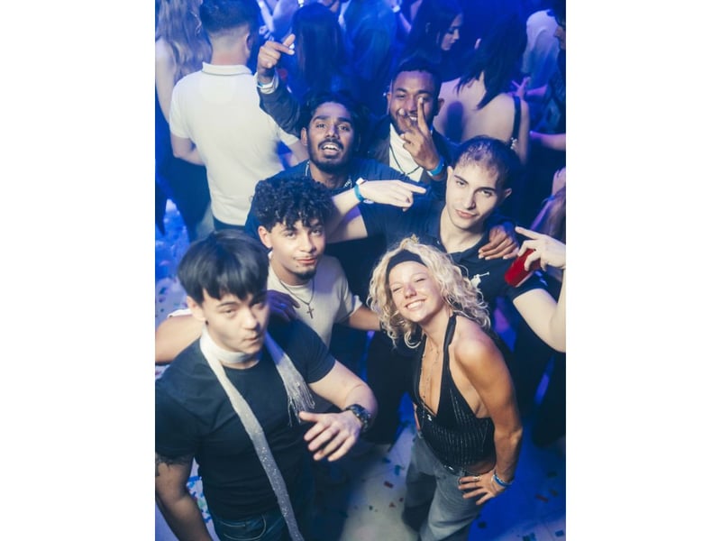 Students enjoying Freshers night at The Astoria.