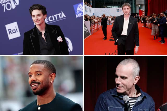 Four of the favourites to be crowned 'Best Actor' at the Oscars.