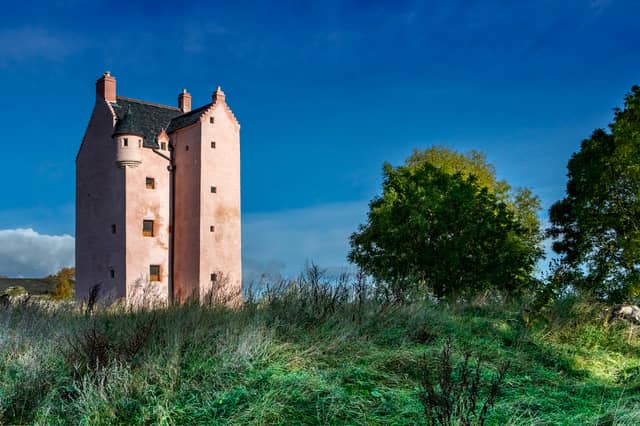 Fairburn Tower was built in the 16th century and is a Category A listed structure from the Scottish Renaissance. The building had fallen into a state of disrepair, before the Landmark Trust rescued the tower and transformed it into a self-catering holiday let
