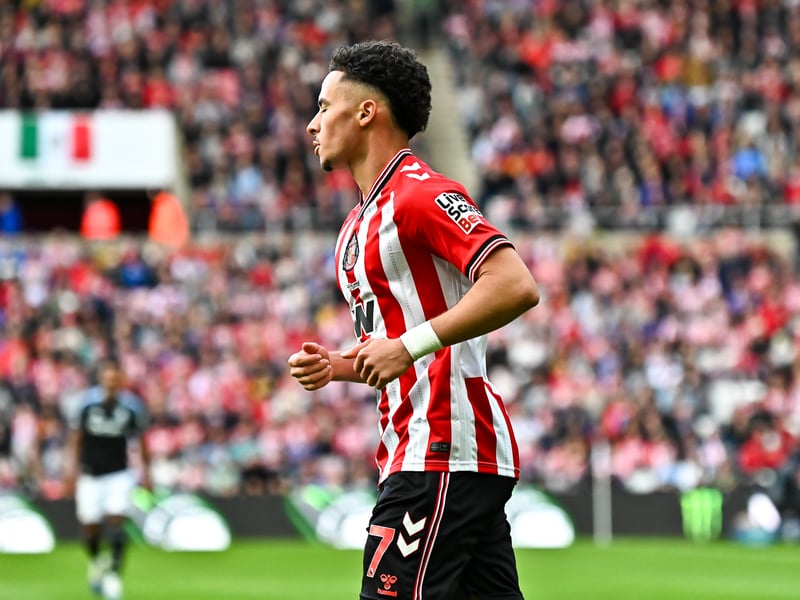 Another good contribution. Burst infield nicely from the left and though there was more than a touch of fortune, it was his pass turned into the goal by a Wolves defender. 7