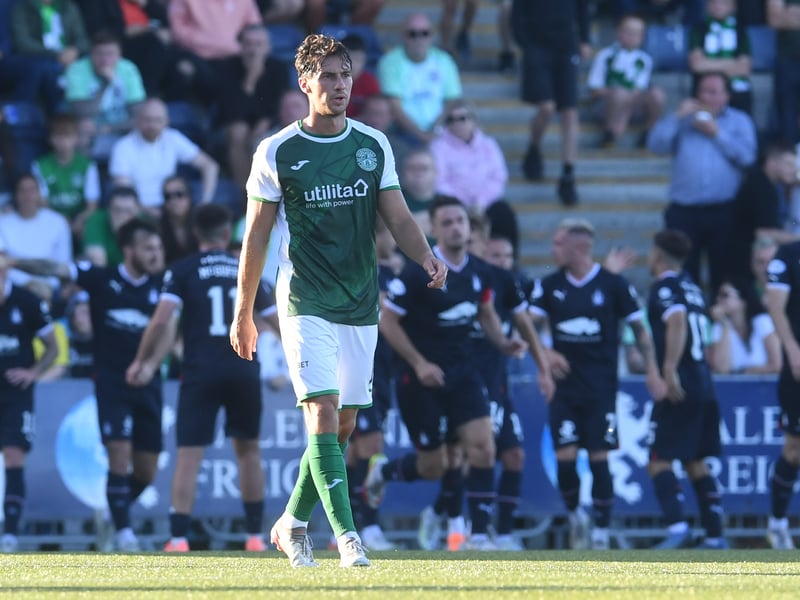 Club captain replaced Barlaser early in the second half. Brought influence to bear.