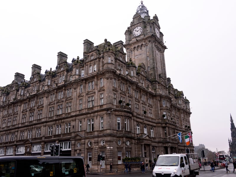 The Balmoral on Princes Street has Two Michelin Keys.