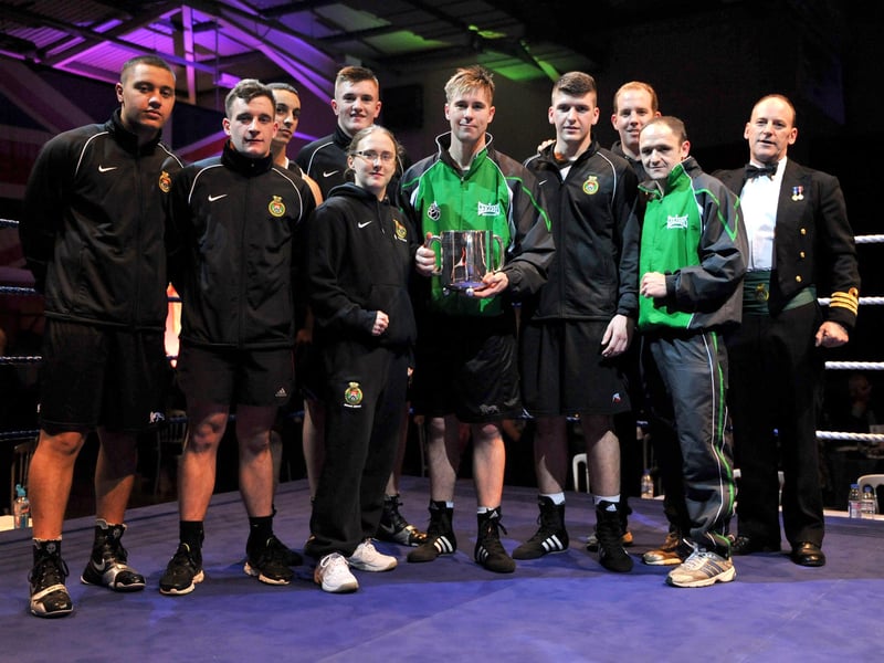 A dazzling display of boxing was enjoyed by all at the HMS Sultan Boxing Show in 2015. 