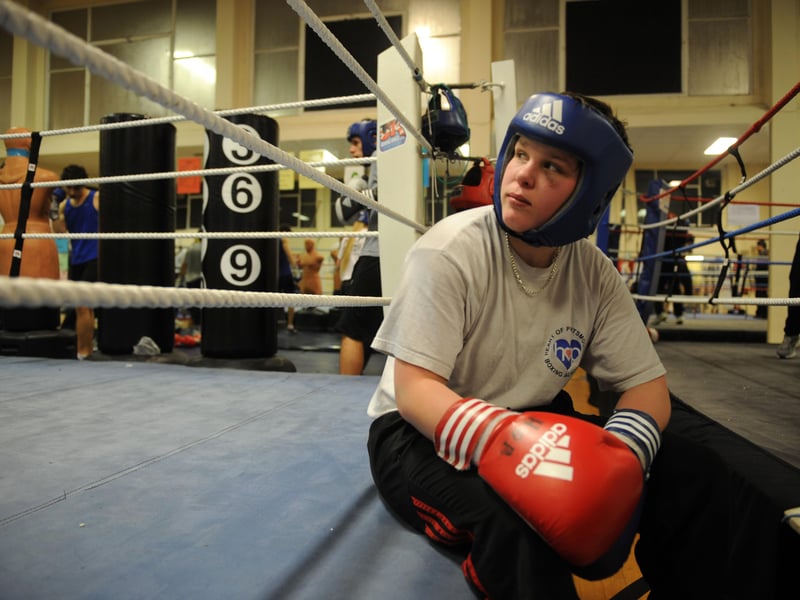  MA Portsmouth Boxing Academy's Leanne Bourne pictured in 2013.