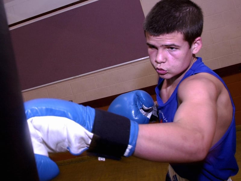 Waterlooville Boxing Club's Carl Finnegan pictured in 2005.