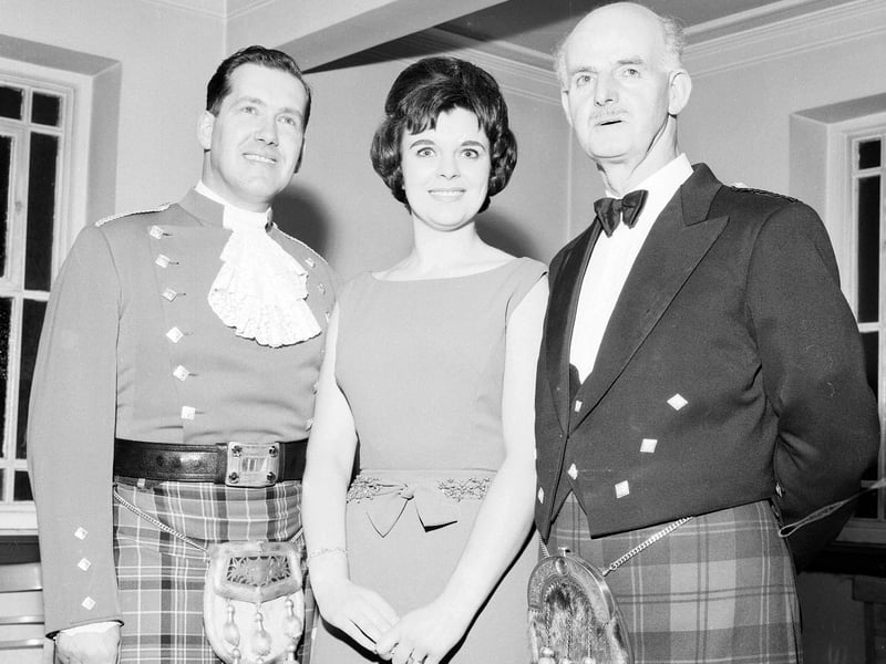 Kenneth McKellar, Elizabeth Robson and Jimmy Shand at the Leith Town Hall Scottish concert in 1959.