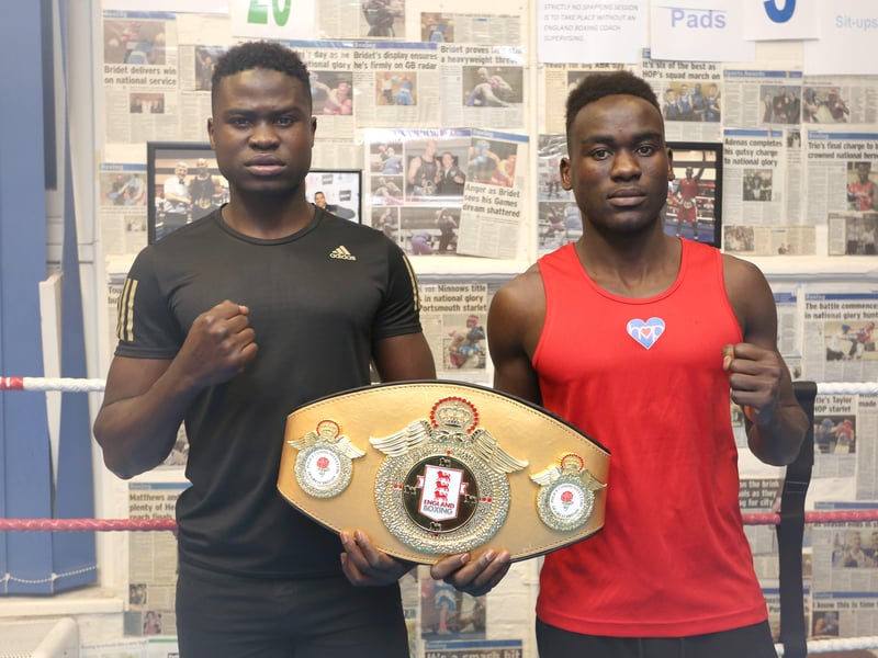 Portsmouth Boxing brothers Walid and Ahmed Abdullah pictured in 2018.
