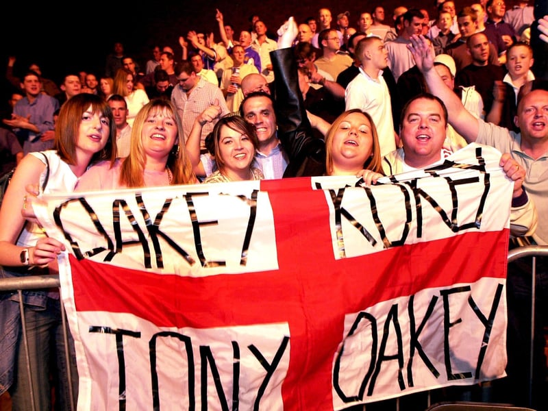 Tony Oakey fans in 2005.