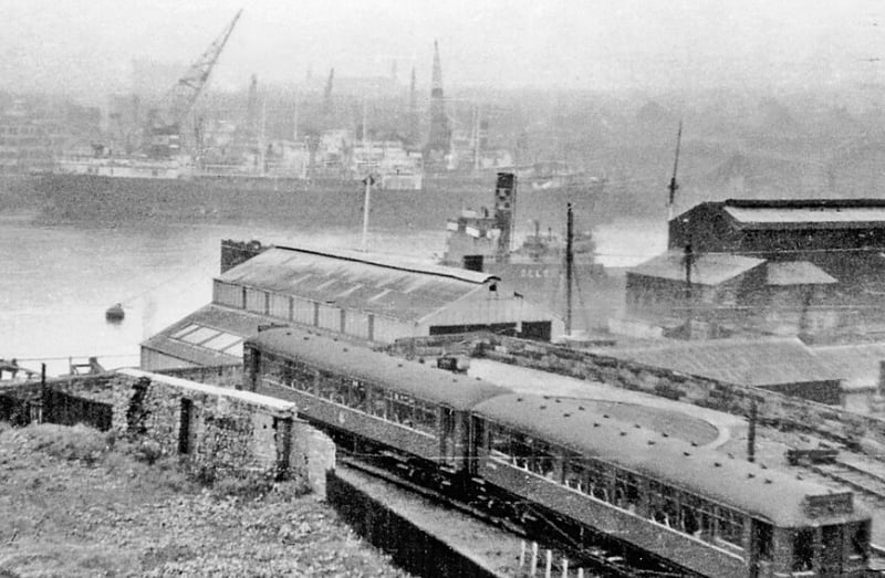 A view looking westwards across the river in June 1953.
