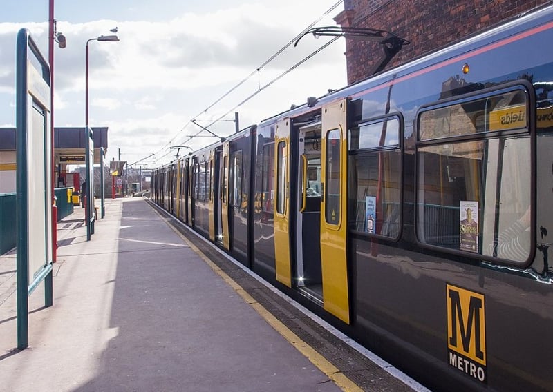 On the platform in a view which takes us back to February 2015.