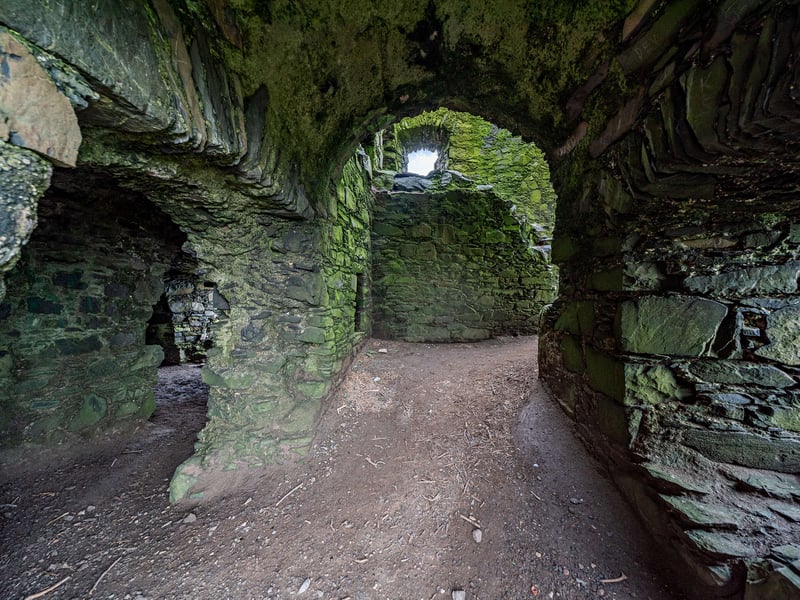 The original layout of the castle has been remarkably preserved 