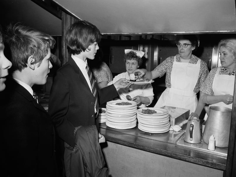 School dinners have changed considerably since the 60s and 70s. Children have mixed memories of the fare served up back then, with some missing classic desserts like chocolate concrete cake with mint custard. Sweet milk-based puddings were all the rage at the time, including tapioca pudding, nicknamed 'frogspawn' due to its appearance, and semolina pudding with a blob of jam.