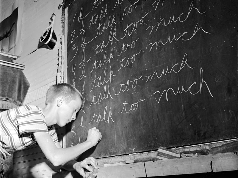 The smell of chalk hung in the air of the typical classroom in the 60s and 70s, when blackboards were ubiquitous. They have since been usurped by whiteboards, and, more recently, digital screens and tablets.