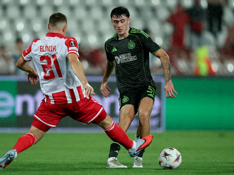 The young Scot impressed on his European debut for Celtic in the 1-1 draw against Crvena zvezda last week, but was left on the bench vs Hibs at the weekend. Brendan Rodgers must make the tough decision on whether to reintroduce him to the starting XI on Thursday.