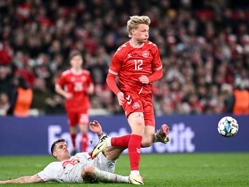Denmark have yet to even qualify, but finds themselves priced at 150/1 alongside Switzerland to win the World Cup next summer.