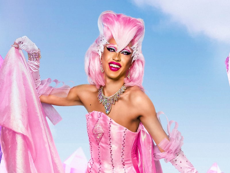 32-year-old Chai T Grande is 'your sweet, spicy, steaming hot beverage all the way from exotic London'. She describes her drag act as: "You're going to get beauty, choreo and I'm going to take you to a different world because my favourite thing about drag is losing yourself. It's also important for me to represent my Thai heritage in my drag. Growing up in London as a mixed-race English and Thai person, I didn't really feel that connected to my ‘Asian-ness’. Now, I’m more confident and I have a stronger sense of my identity, so I can bring forward those elements into my performances, looks and references. I am completely unapologetic about who I am, because being mixed race is fantastic!"