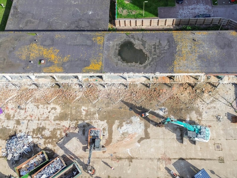 Demolition of Gosport bus station to make way for a new park
Picture: Habibur Rahman