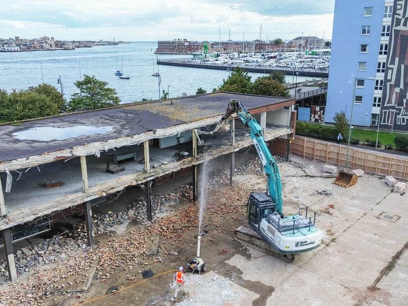 Demolition of Gosport bus station to make way for a new park
Picture: Habibur Rahman