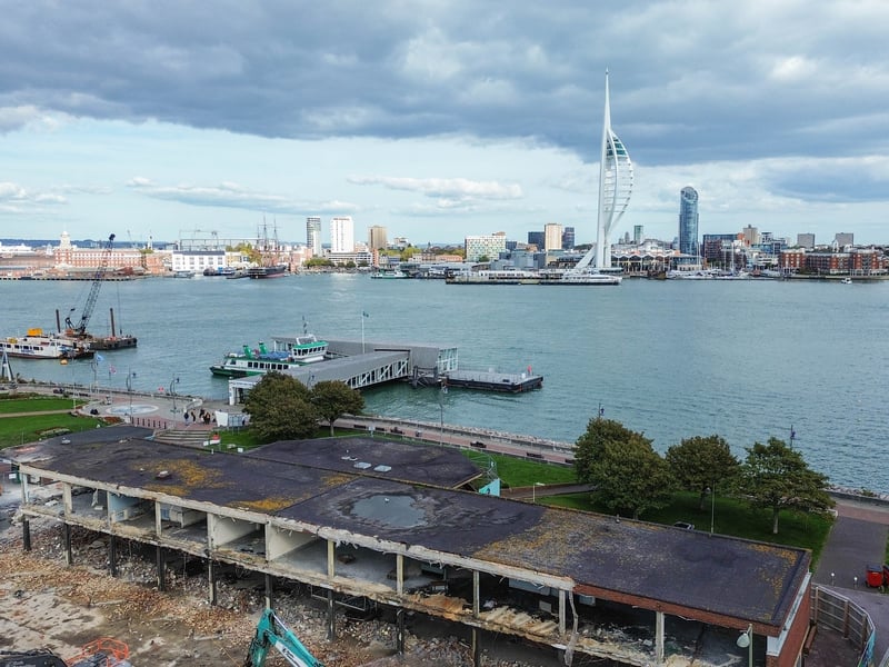 Demolition of Gosport bus station to make way for a new park
Picture: Habibur Rahman