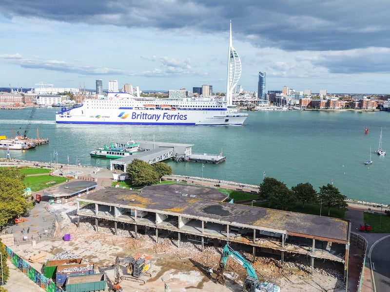 Demolition of Gosport bus station to make way for a new park
Picture: Habibur Rahman