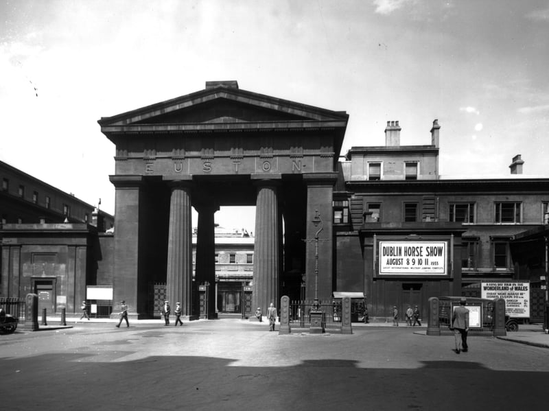 There was an outcry when this grand Neoclassical entrance arch to London's Euston station was demolished in 1962, when the station was rebuilt. It had stood since 1837 and was a much-loved landmark. There has been talk over the years of rebuilding it, but no firm plans have ever been put forward.
