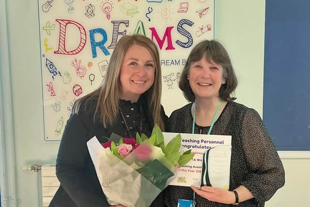Headteacher Jenna Ramsden (left) and Helen Rawlinson (right)