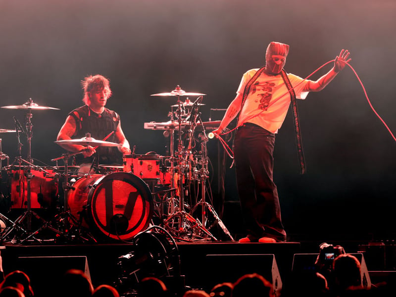 If you believed many of the Reading and Leeds online chat forums you'd presume that Twenty One Pilots have already been booked. The Grammy-winning American duo have released two albums in the last two year - 'Clancy' and
'Breach' - so have no shortage of material. They have already been announced as headliners at two German music festivals for 2026 - Southside and Hurricane - so will be on the circuit in Europe over the summer.