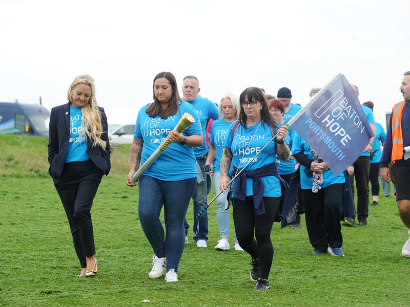 The start of the Baton of Hope tour.
