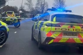 Police at the scene of a car crash in 2024. Photo: National World