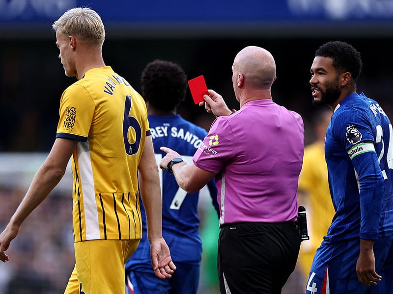 20 yellow cards, 3 red cards