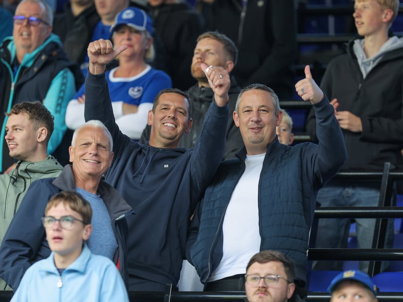 There were 2,001 Pompey fans who made the trip to Portman Road to watch the Blues fall to a 2-1 defeat against Ipswich Town.
