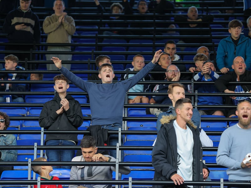 There were 2,001 Pompey fans who made the trip to Portman Road to watch the Blues fall to a 2-1 defeat against Ipswich Town.